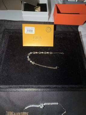 GRA Moissanite Star Link Bracelet